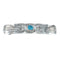 Turquoise and Genuine Sterling Silver Navajo Hair Barrette JX131000